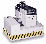 Automatic guided vehicle (AGV) in an industrial facility