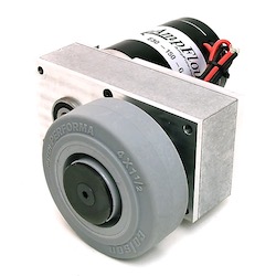 AmpFlow 4-inch WheelMotor with E30-150 gearmotor